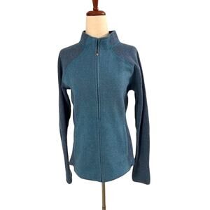 Mountain Hardwear Full Zip Fleece Jacket Women’s Medium Blue Outdoor Hiking